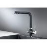 Комплект кухонный смеситель GRANULA GR-2015 шварц + фильтр Granula 2015 SHBAPC+AKC-002