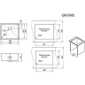 Кухонная мойка GRANULA 5445U сталь сатин 5445U CTAL CATIH